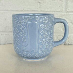 Dolly Parton Flower & Cowgirl Boot Coffee Mug